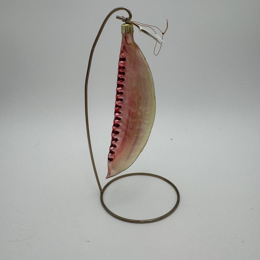 Christopher Radko 1991 Vintage glass 'Melon Slice' Watermelon Ornament Poland